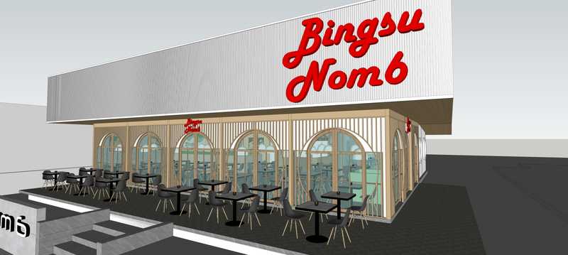 ภาพ 3D จากผู้ออกแบบ — ร้านบิงซู